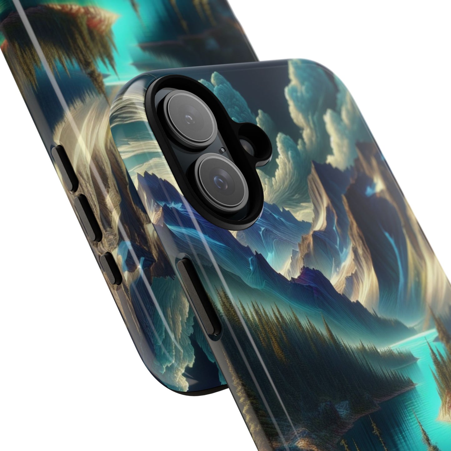 Custom ProtectiveMajestic Peaks and Tranquil WatersIphone Case Compatible With Iphone 16 15 14 - Phone Cover