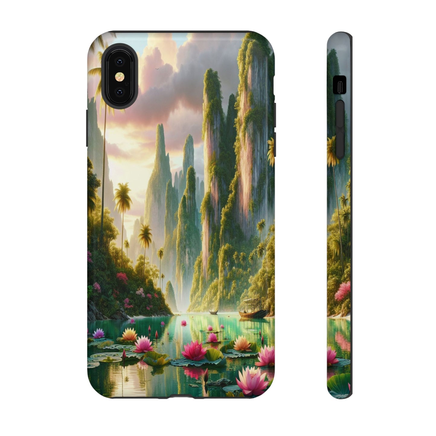 Custom Protective Tropical Oasis Vista Iphone Case Compatible With Iphone 16 15 14 - Phone Cover