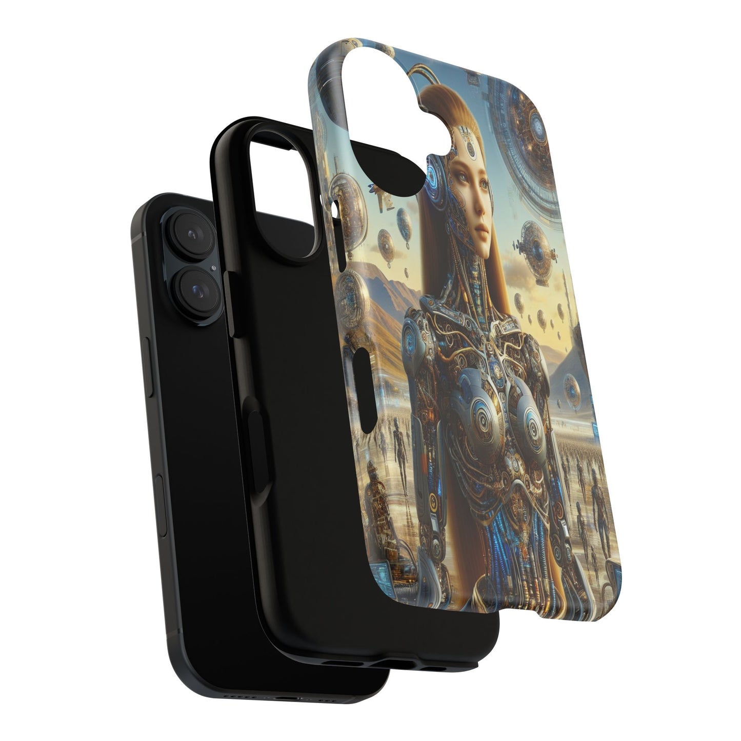 Futuristic Realm of Technology - Phone Case