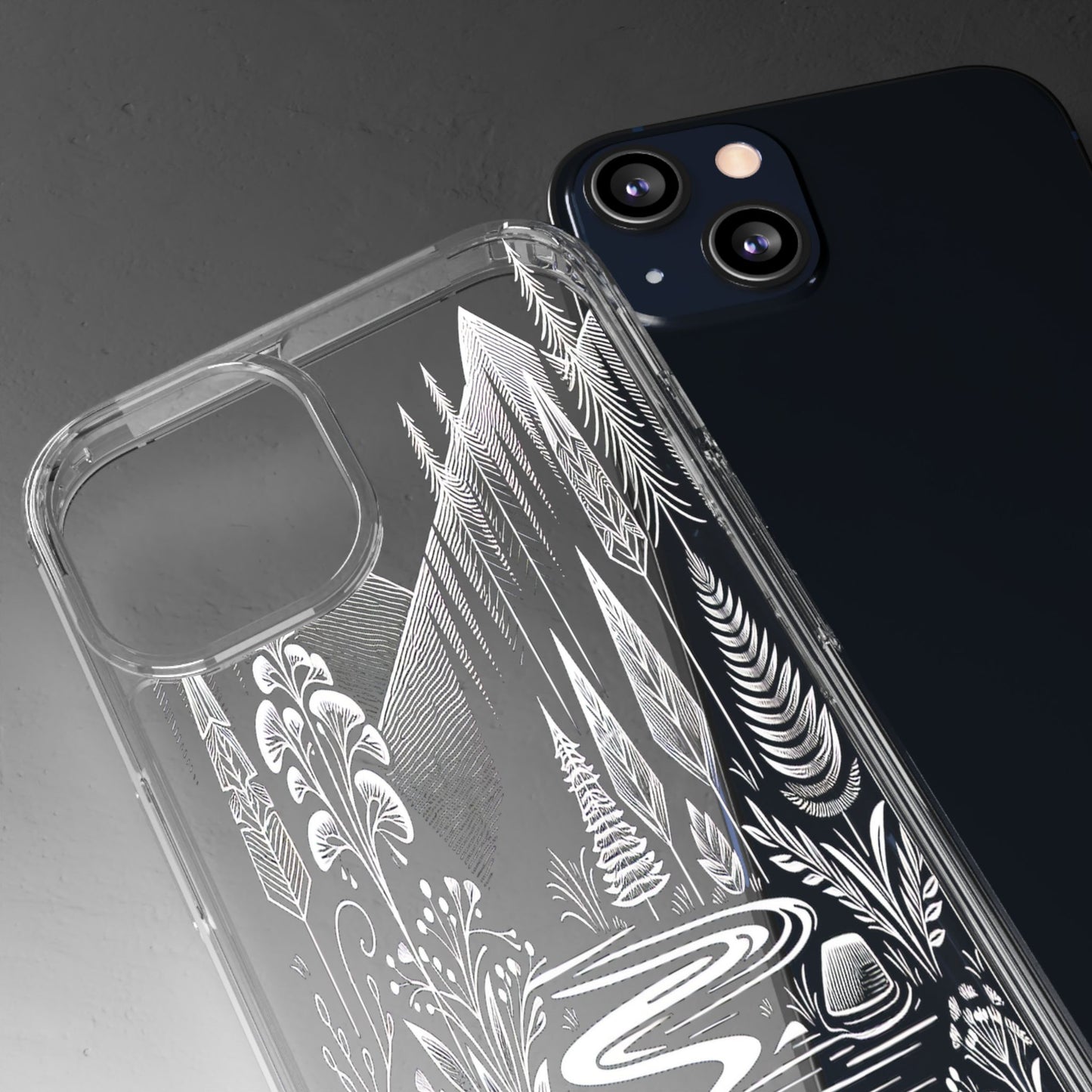 Transparent Alpine Wilderness Pathways Iphone Case Compatible With Iphone 16 15 14 - Clear Phone Cover