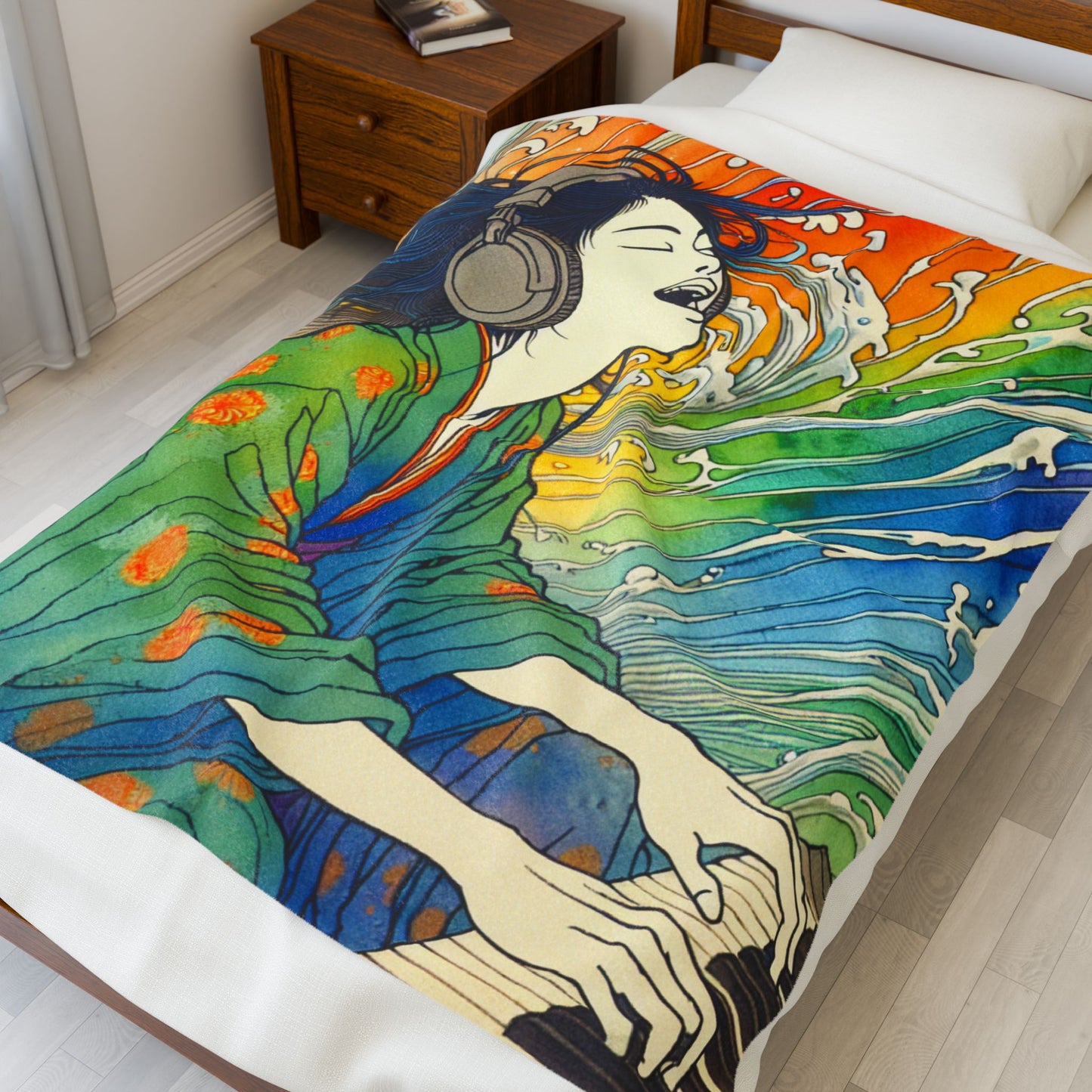 Harmony in Motion - Plush Blanket