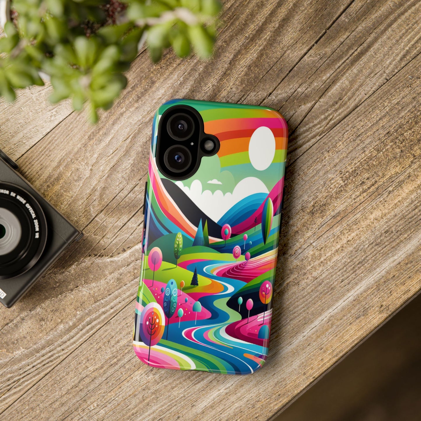 Colorful Landscape Journey - Phone Case