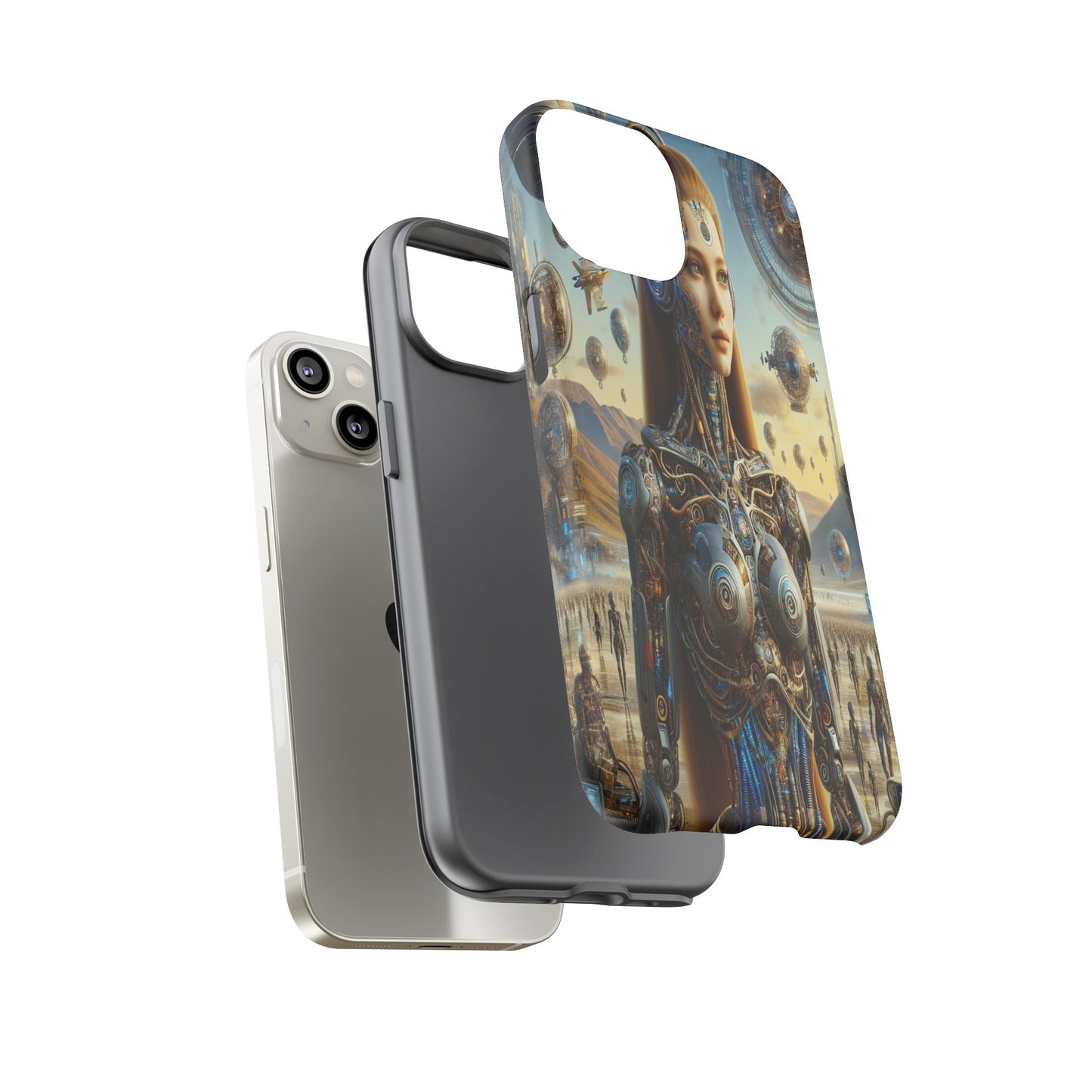 Futuristic Realm of Technology - Phone Case