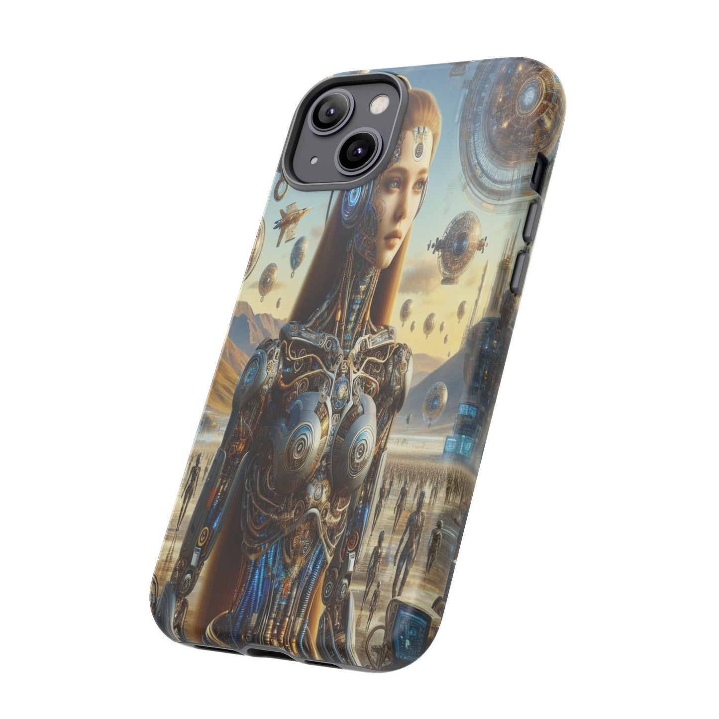 Futuristic Realm of Technology - Phone Case