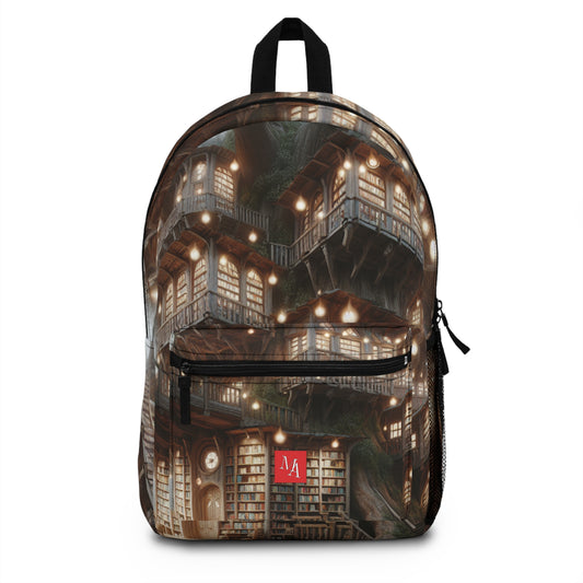 Whimsical Treehouse Library - Backpack