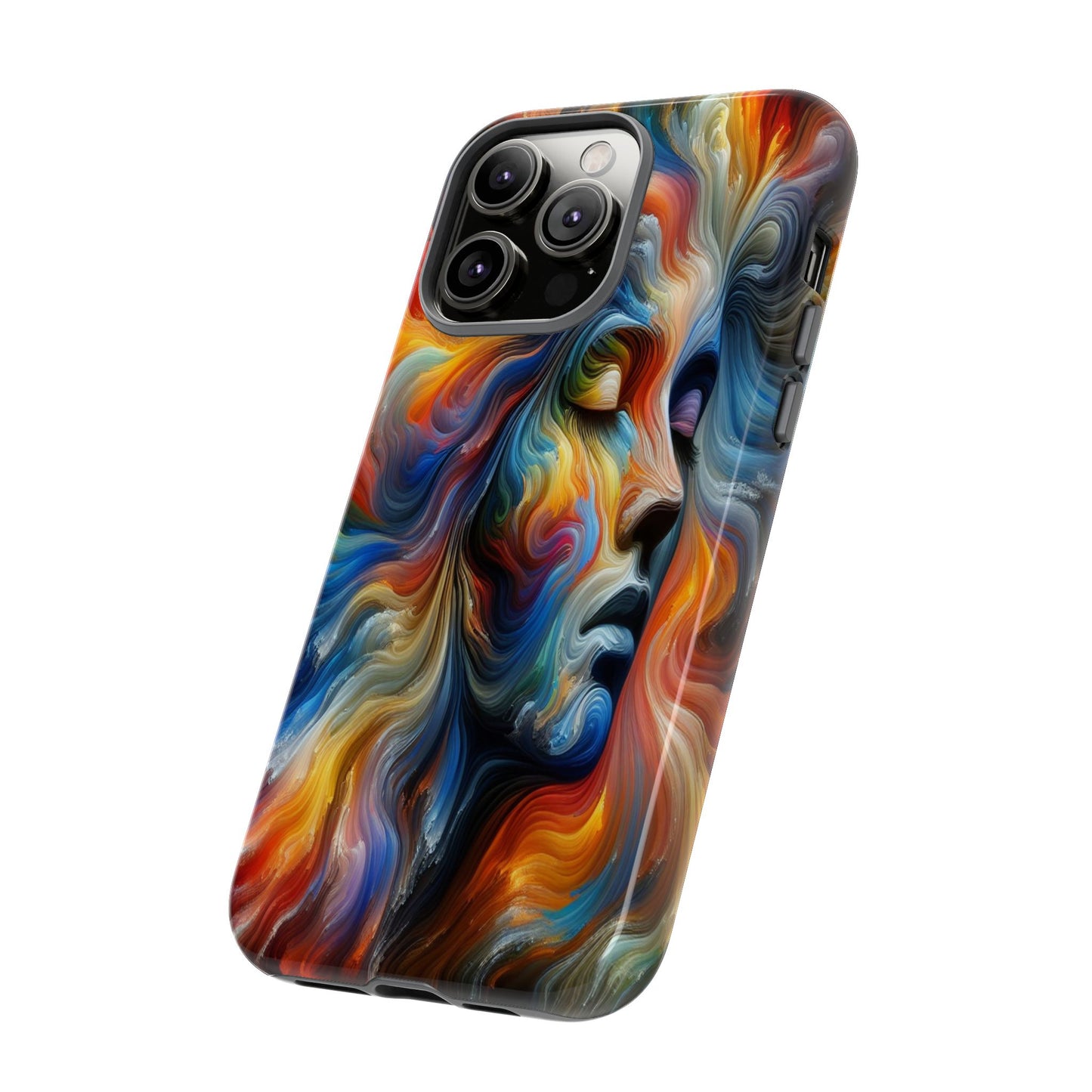 Custom Protective Whirlwind of Colors Iphone Case Compatible With Iphone 16 15 14 - Phone Cover