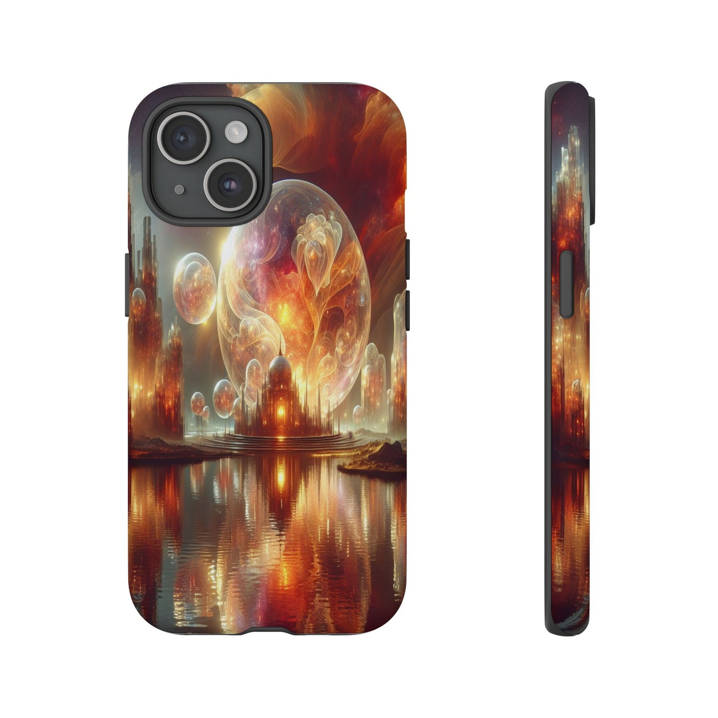 Protective Celestial Dreamscape Iphone Case Compatible With Iphone 16 15 14 - Phone Cover