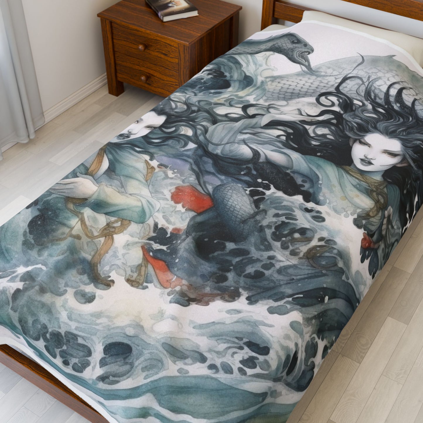Mystical Sea Guardians Dance- Plush Blanket