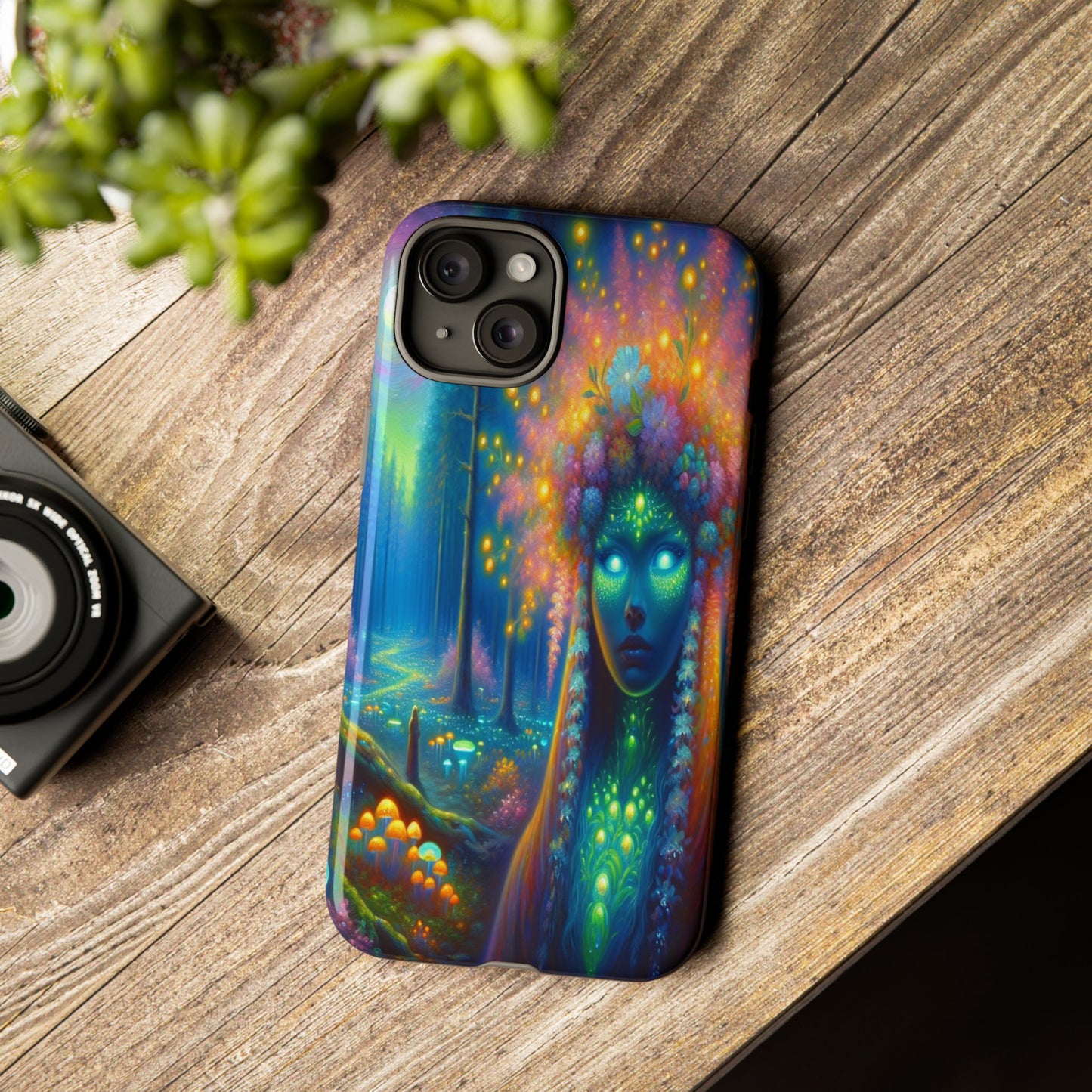 Forest of Mystical Lights - Phone Case