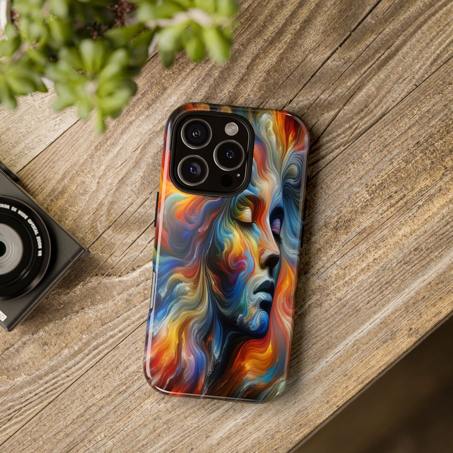 Custom Protective Whirlwind of Colors Iphone Case Compatible With Iphone 16 15 14 - Phone Cover