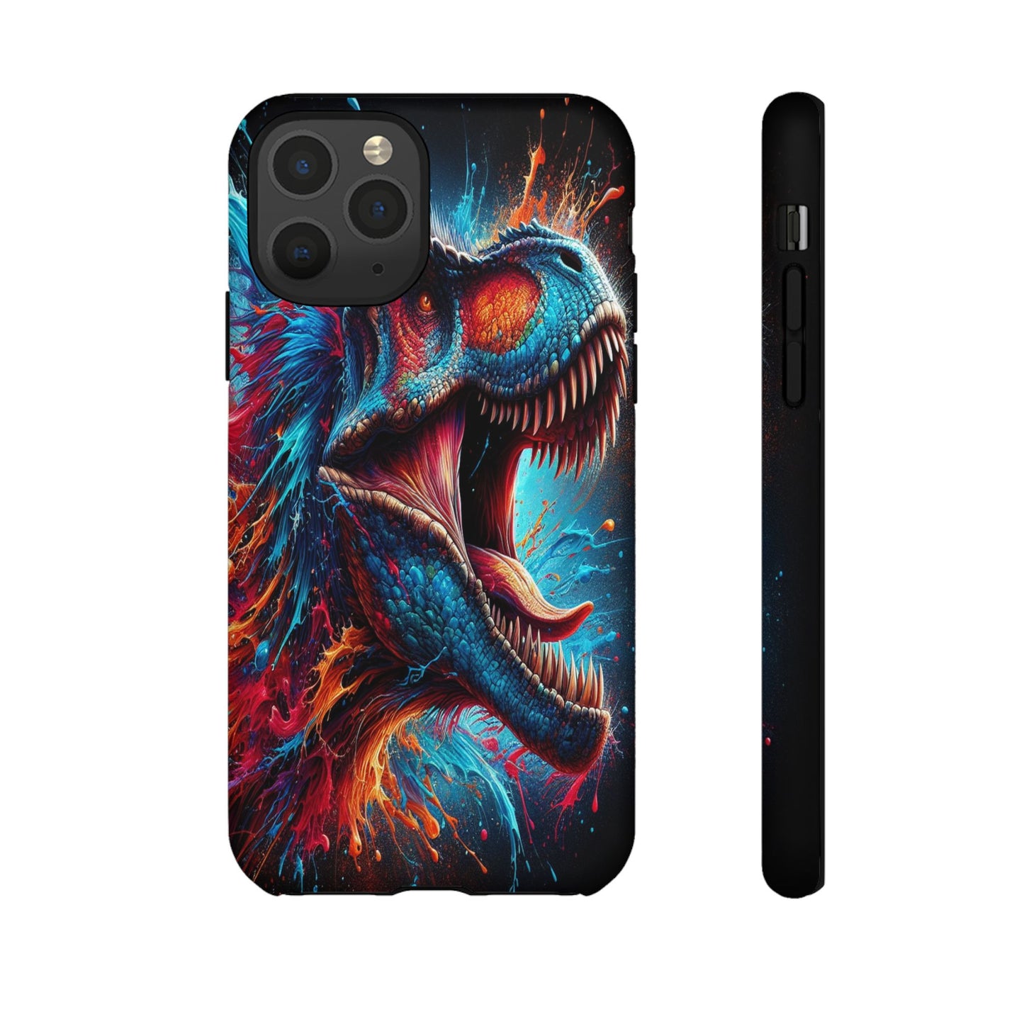 Colorburst Dinosaur Roar - Phone Case