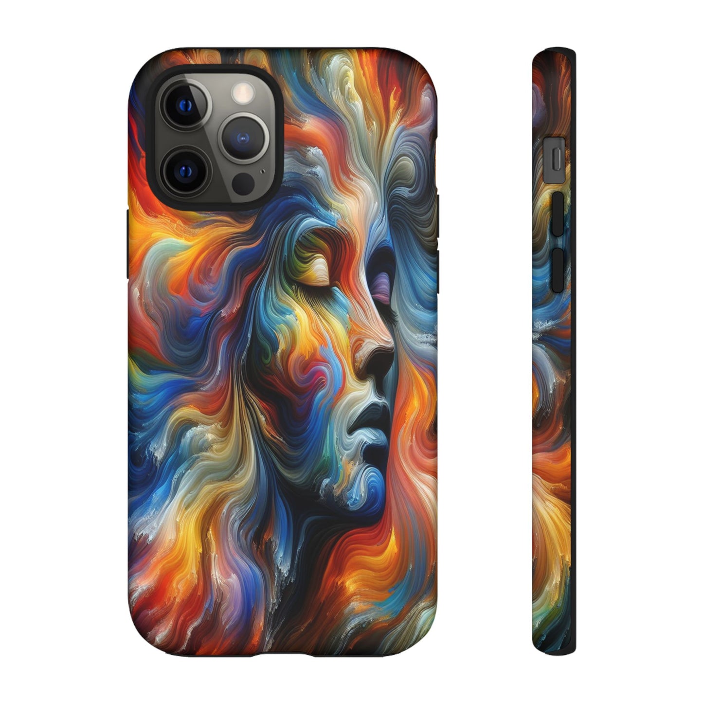 Custom Protective Whirlwind of Colors Iphone Case Compatible With Iphone 16 15 14 - Phone Cover