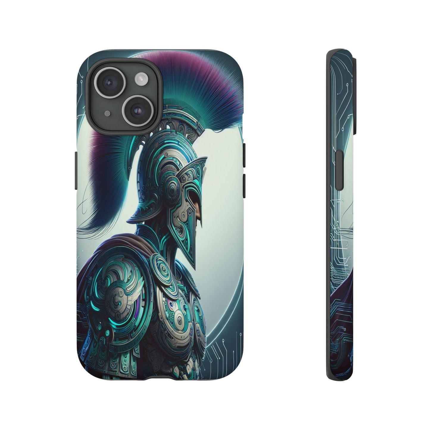 Custom ProtectiveGuardian of the Digital RealmIphone Case Compatible With Iphone 16 15 14 - Phone Cover