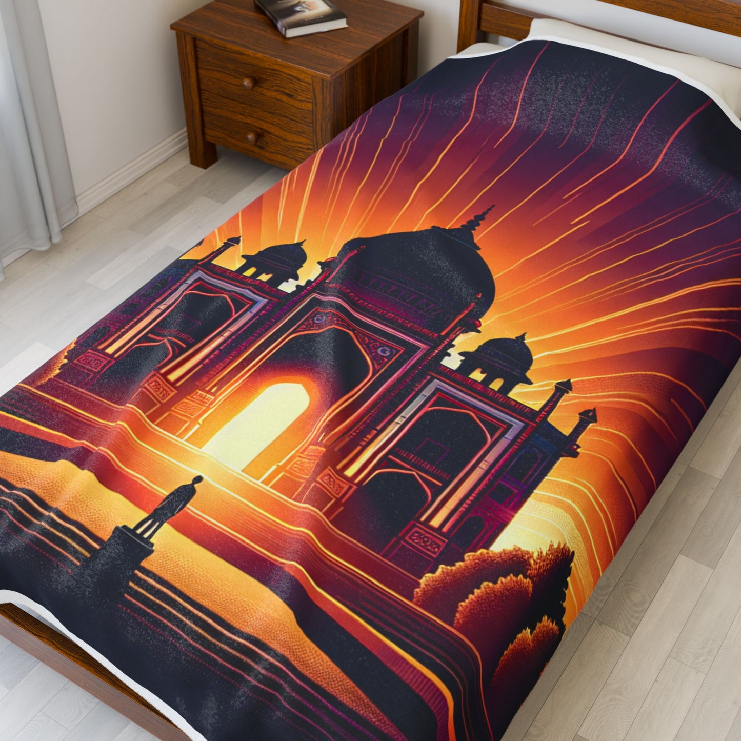 Radiance of the Grand Structure - Plush Blanket