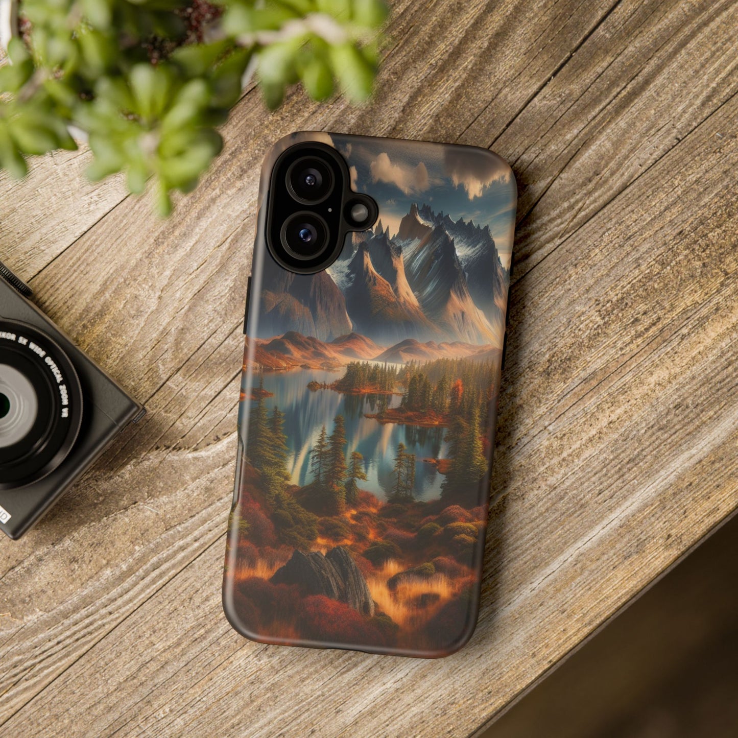 Custom ProtectiveMajestic Peaks and Tranquil WatersIphone Case Compatible With Iphone 16 15 14 - Phone Cover