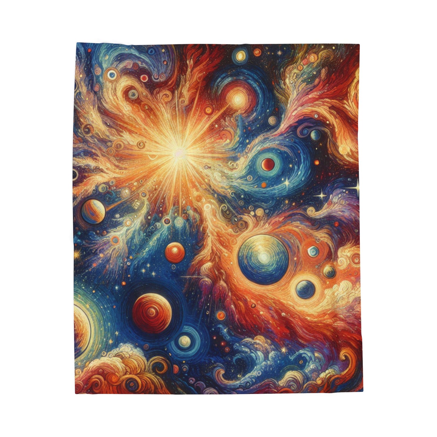 Celestial Spirals - Plush Blanket