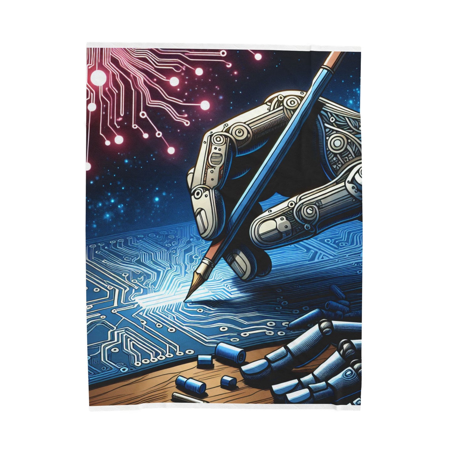 Artificial Creativity - Plush Blanket