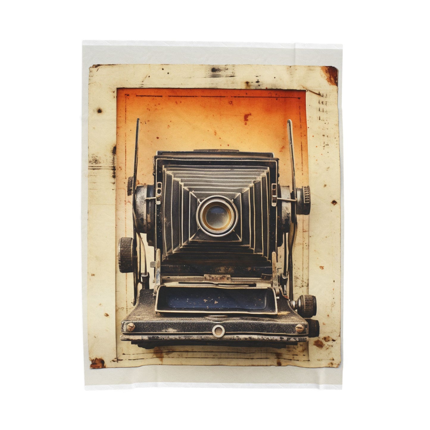 Captured Time in Monochrome- Plush Blanket