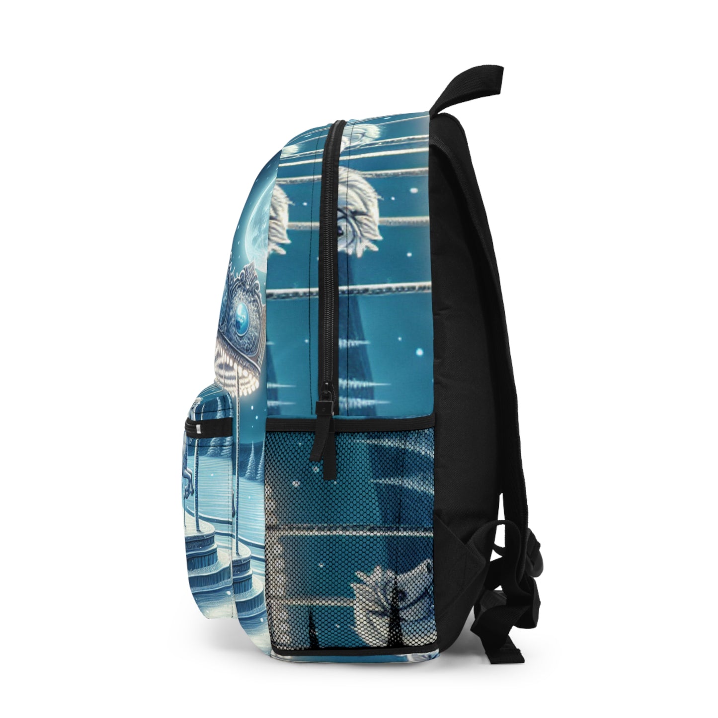 Enchanted Carousel in Winter Wonderland- Backpack
