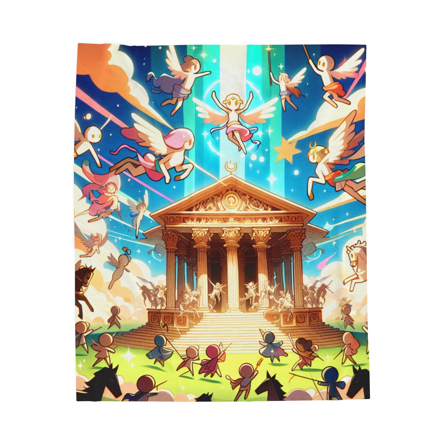 Celestial Gathering - Plush Blanket