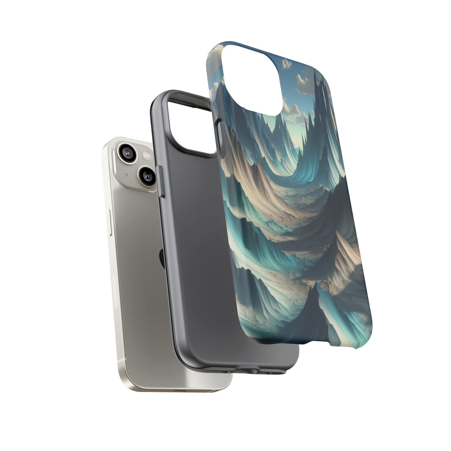 Whispering Peaks of Imagination - Phone Case