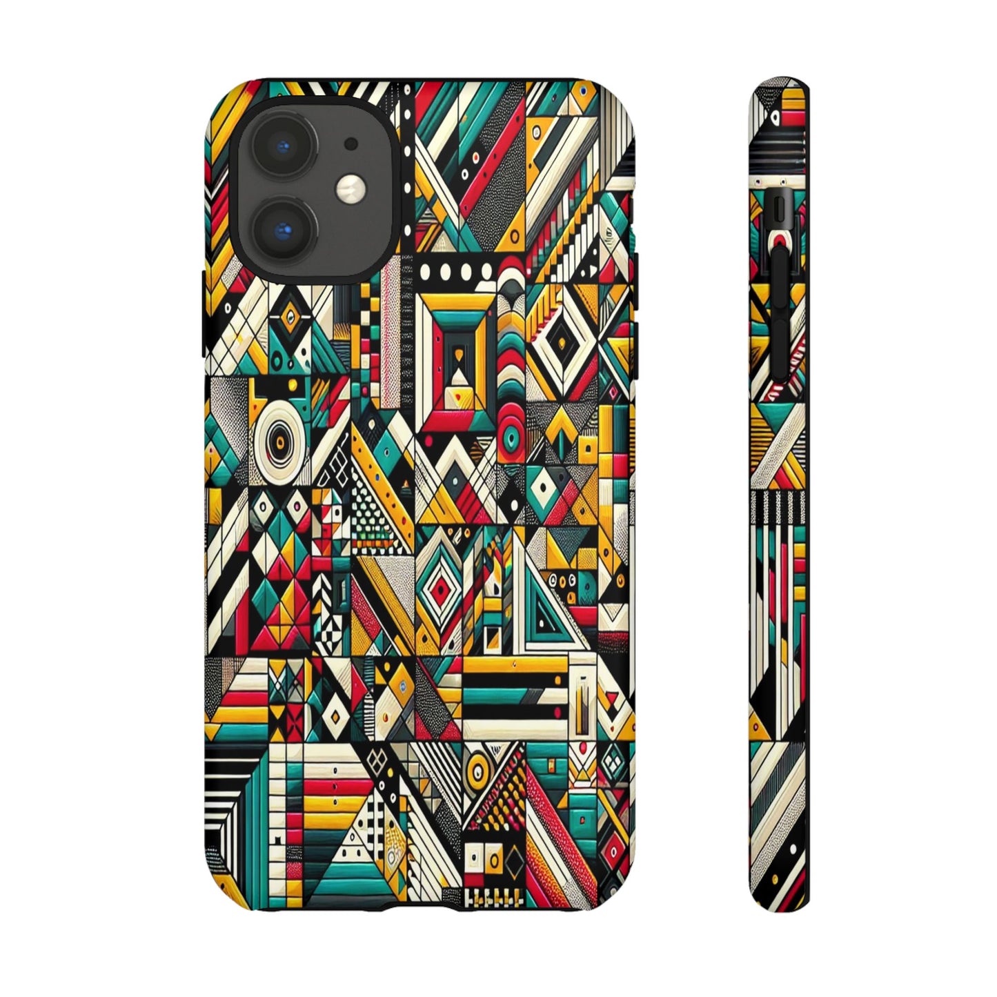 Custom ProtectiveGeometric KaleidoscopeIphone Case Compatible With Iphone 16 15 14 - Phone Cover