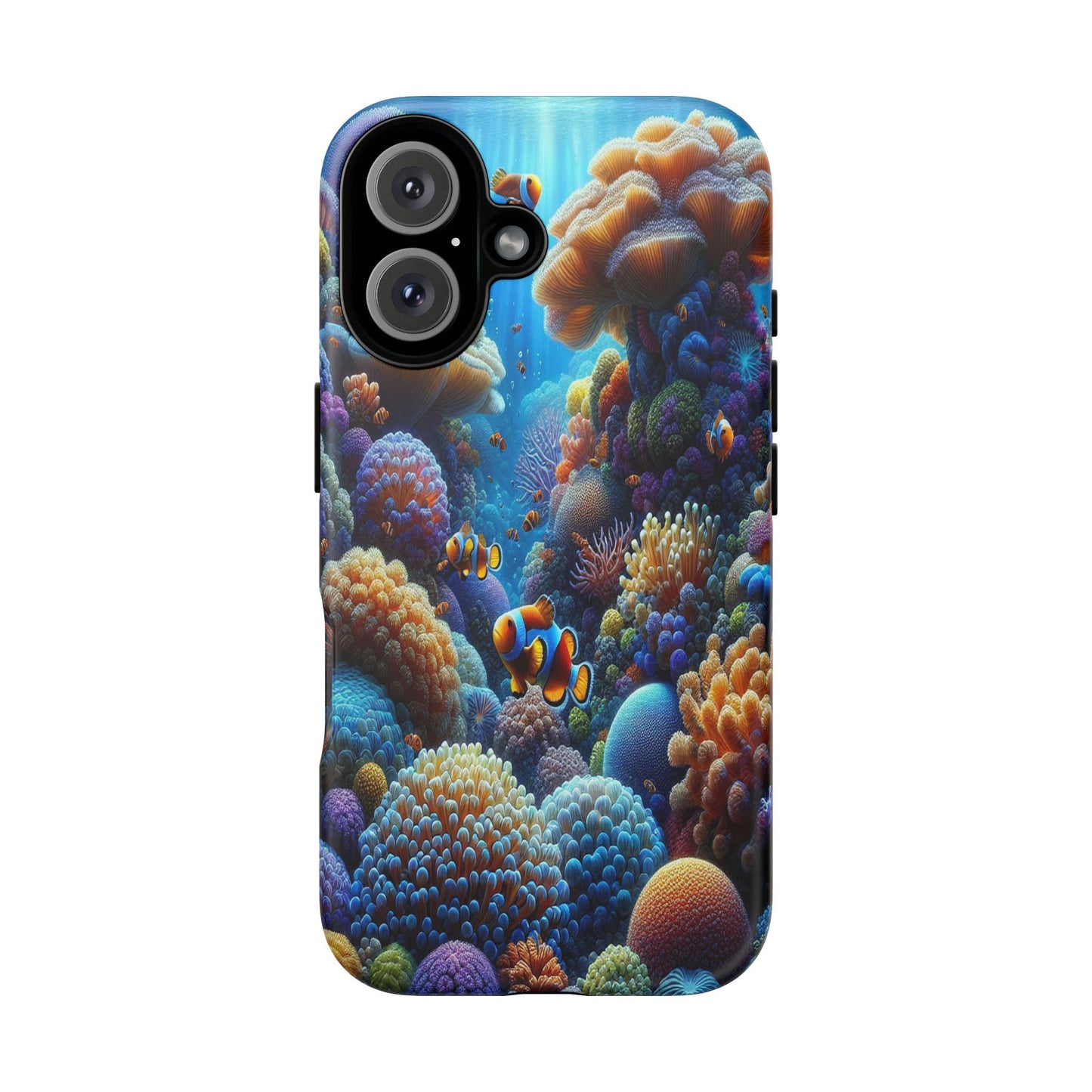 Custom ProtectiveUnderwater Paradise Alive with ColorIphone Case Compatible With Iphone 16 15 14 - Phone Cover