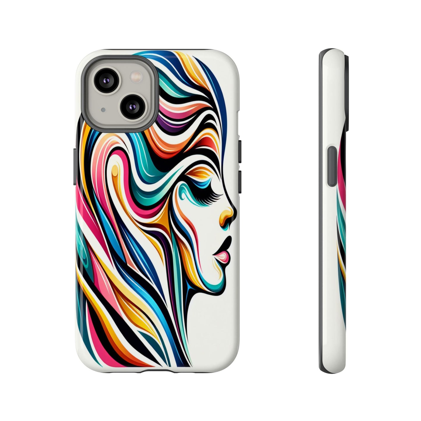 Custom ProtectiveRadiant WhirlsIphone Case Compatible With Iphone 16 15 14 - Phone Cover