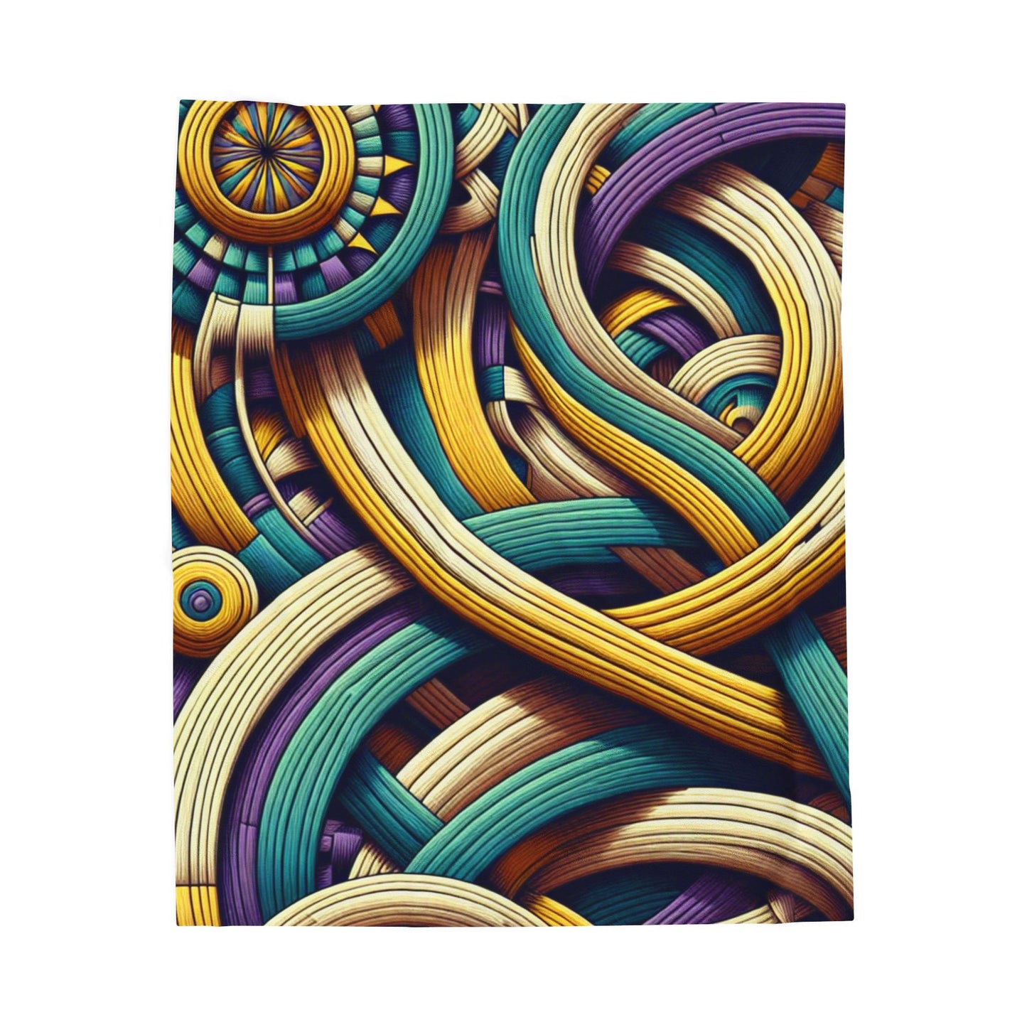 Interwoven Tapestry - Plush Blanket