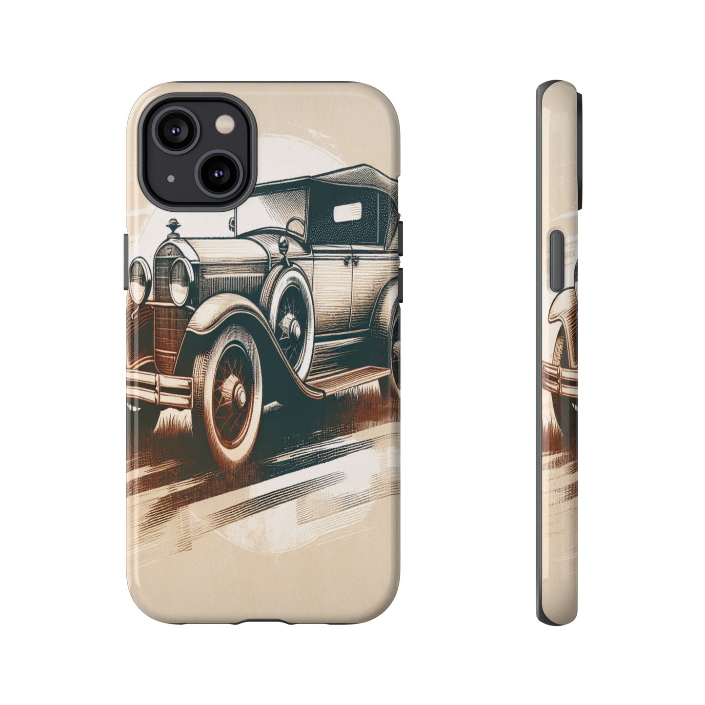 Vintage Wheels in Motion - Phone Case