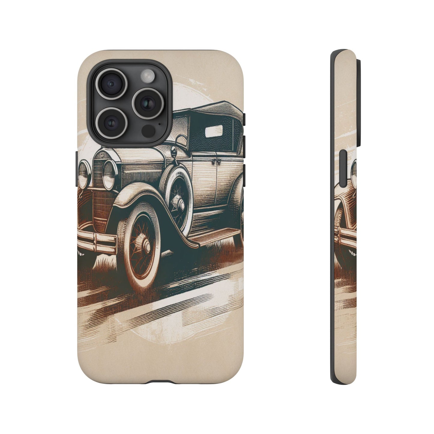 Vintage Wheels in Motion - Phone Case