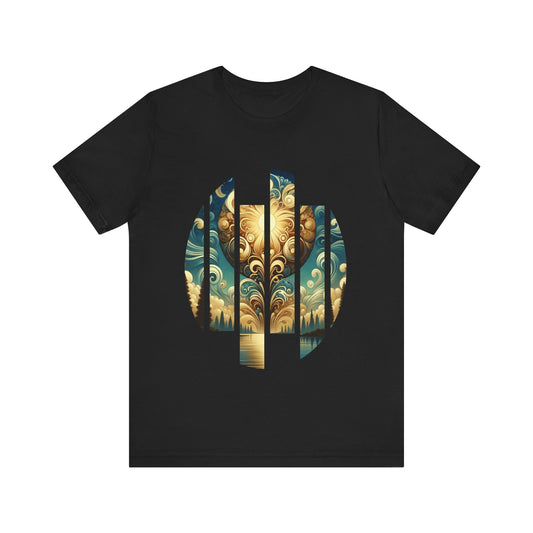 Ethereal Arbor by the Lake - Jersey Short Sleeve Tee