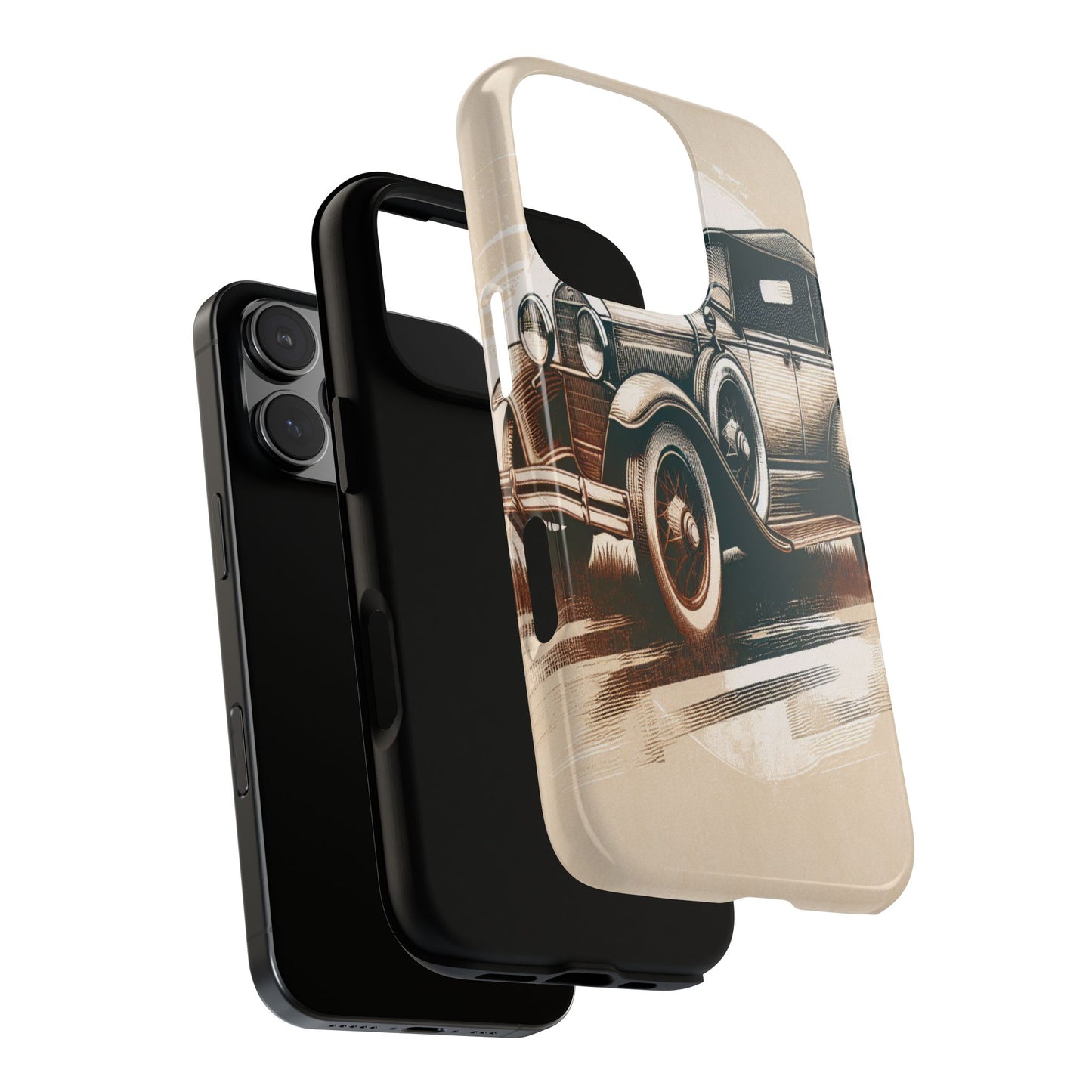 Vintage Wheels in Motion - Phone Case
