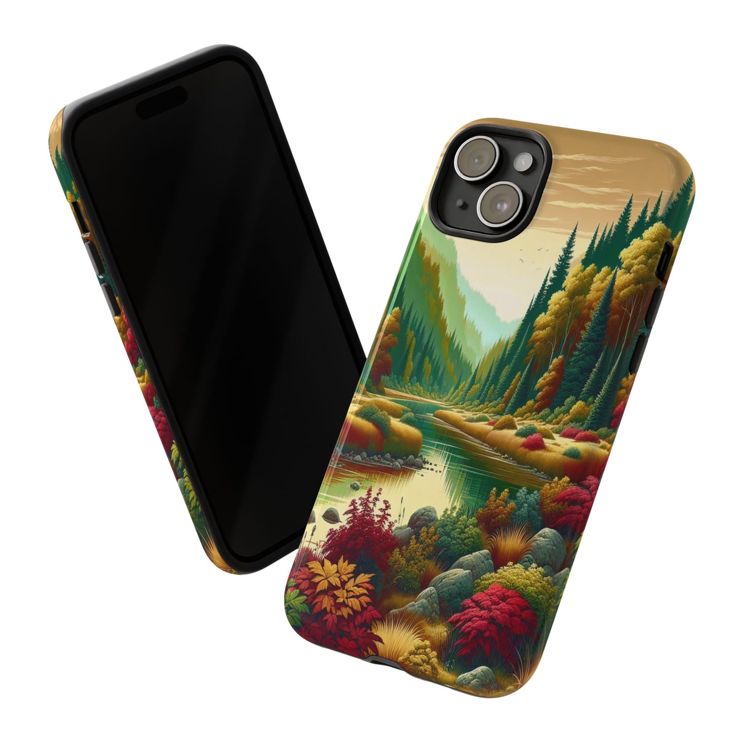 Custom ProtectiveWhispers of NatureIphone Case Compatible With Iphone 16 15 14 - Phone Cover