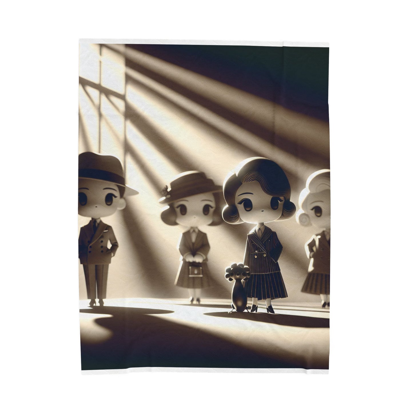 Mystery and Shadows - Plush Blanket