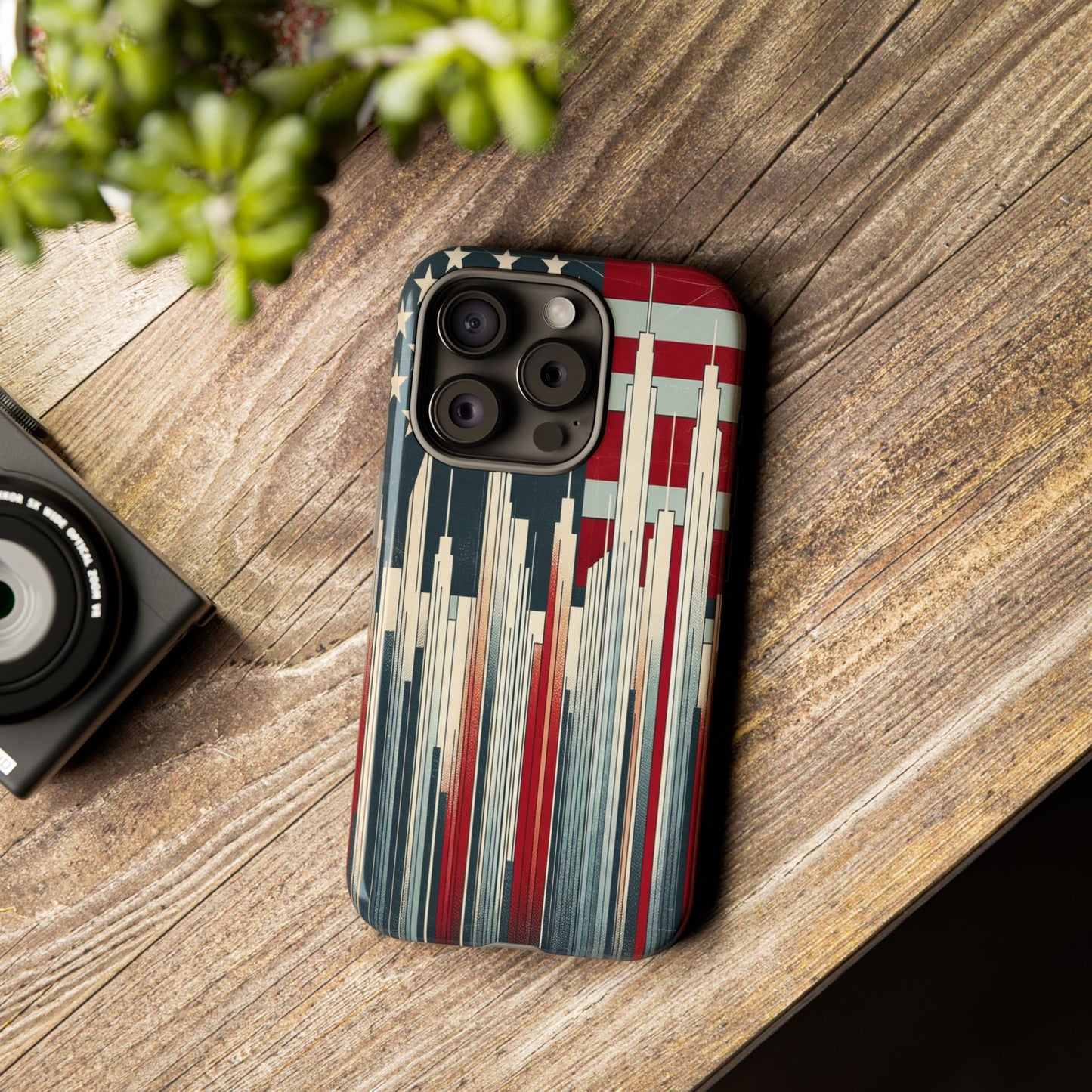Skyline and Stars Unite - Phone Case
