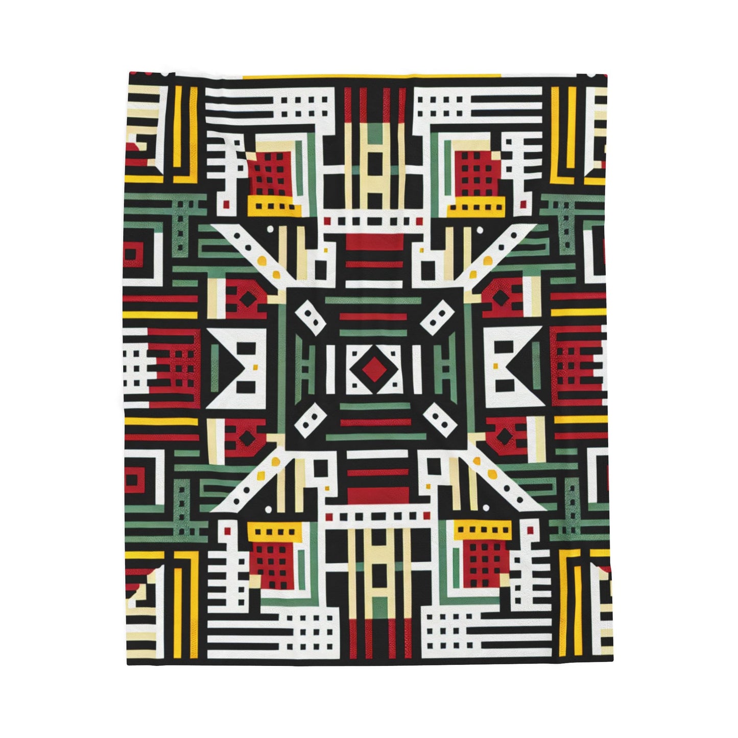 Interwoven Labyrinth - Plush Blanket