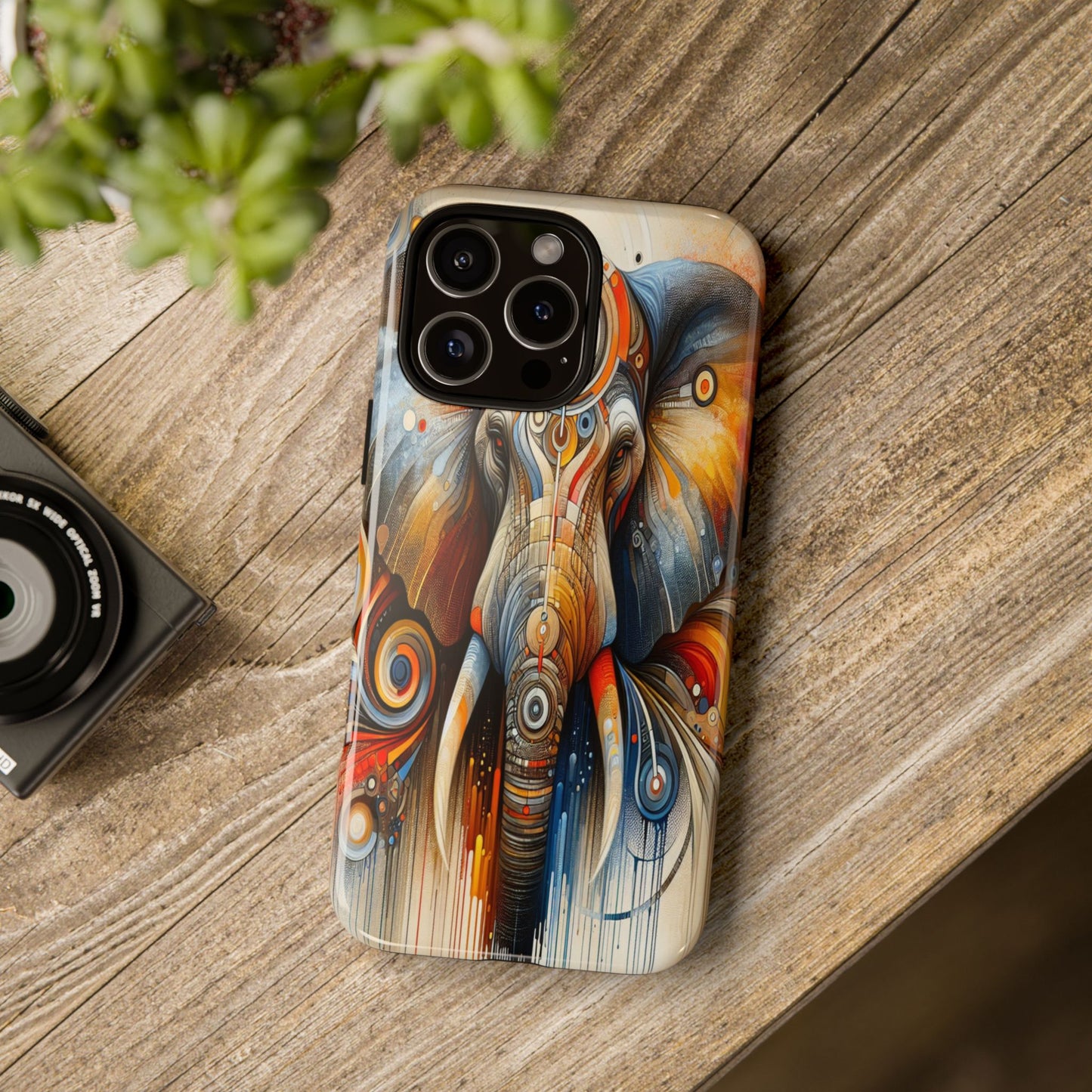 Elephant Kaleidoscope - Phone Case