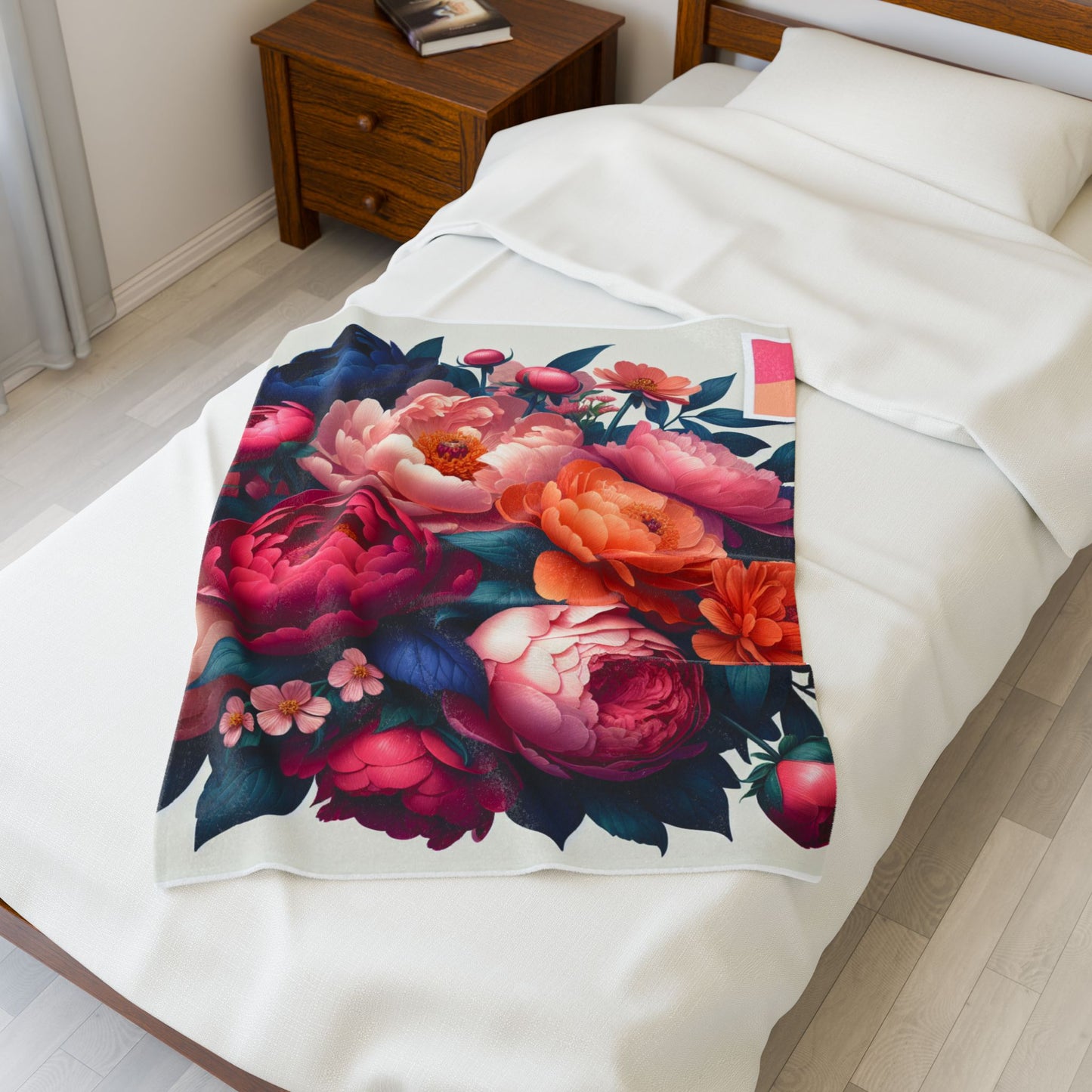 Bountiful Blossoms - Plush Blanket