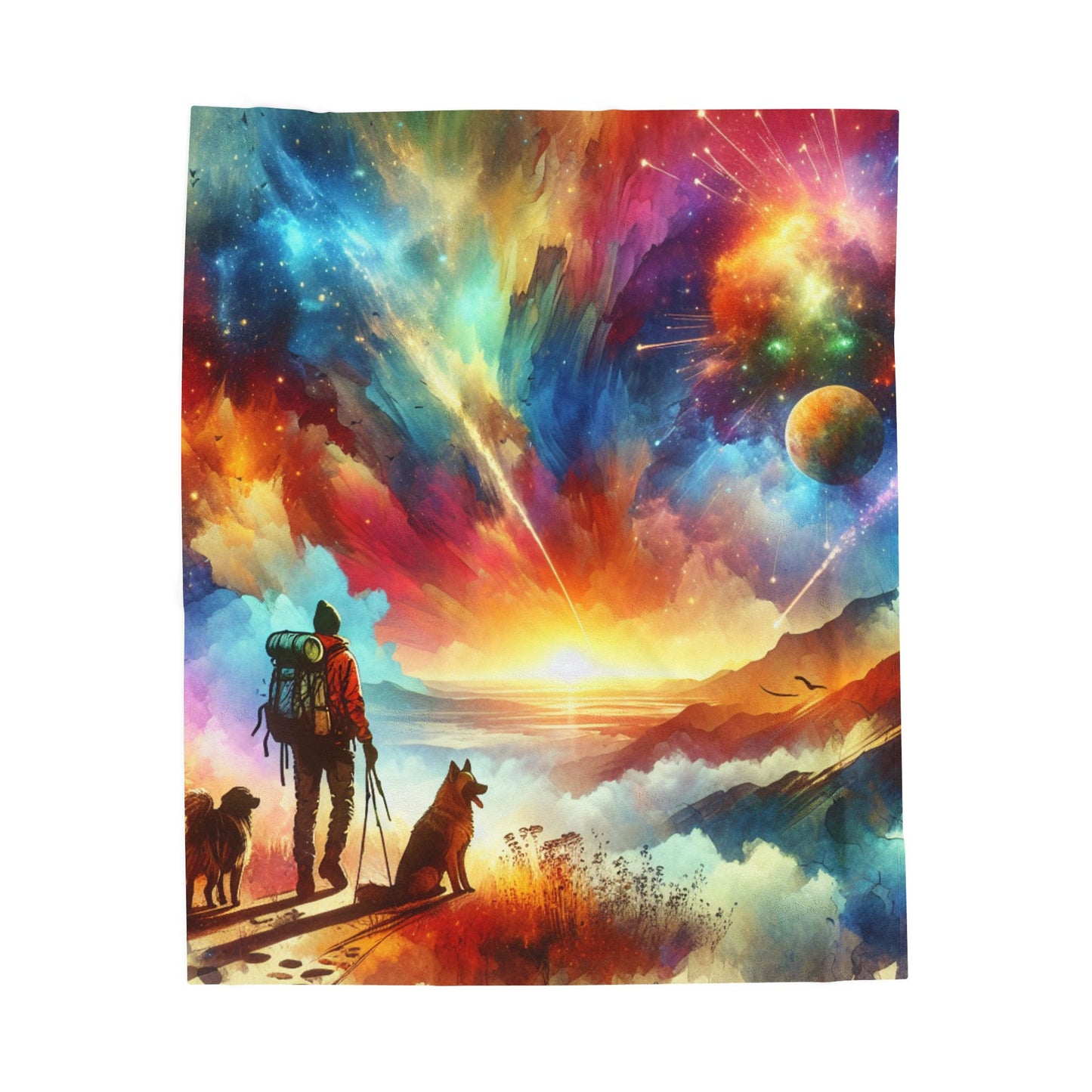 Explorer's Odyssey - Plush Blanket