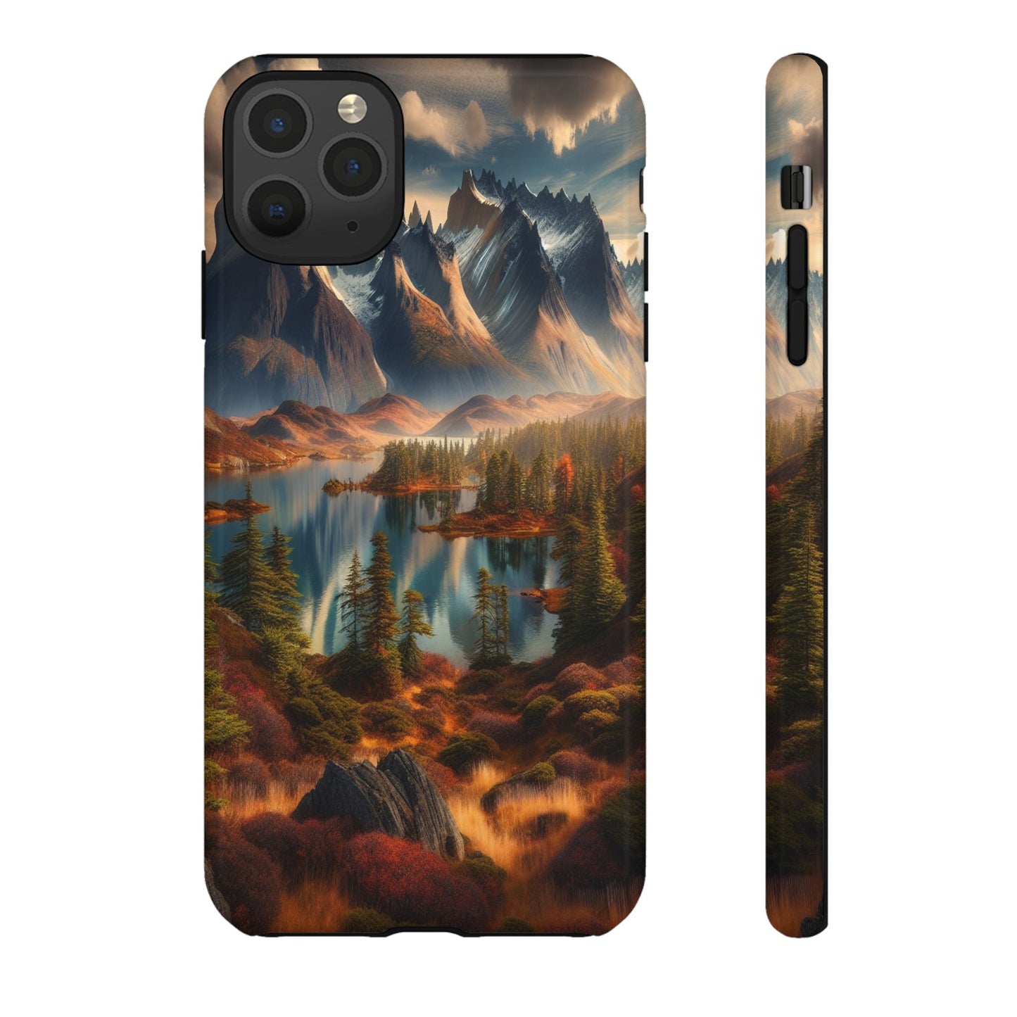 Custom ProtectiveMajestic Peaks and Tranquil WatersIphone Case Compatible With Iphone 16 15 14 - Phone Cover