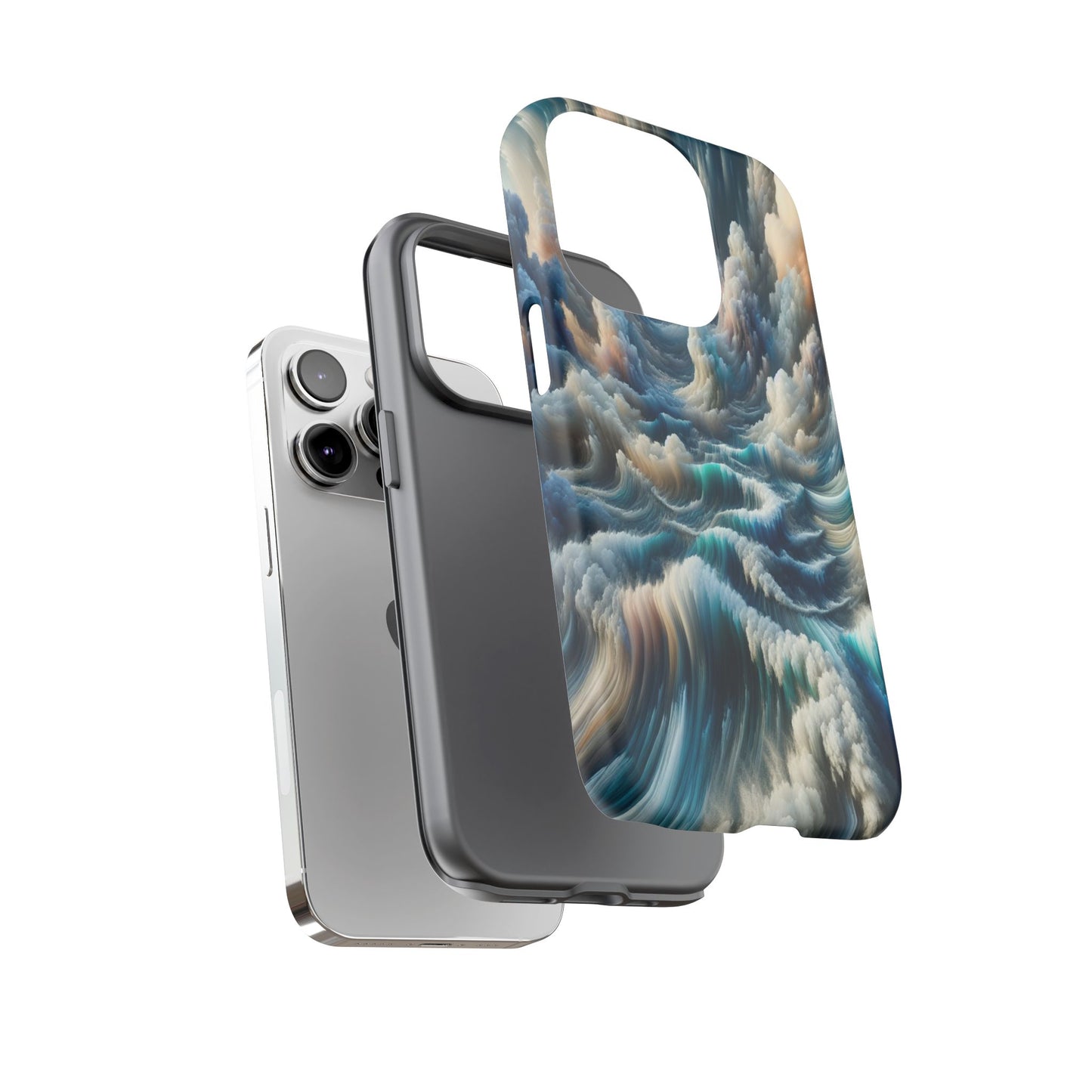 Waves of Clouded Light - Phone Case