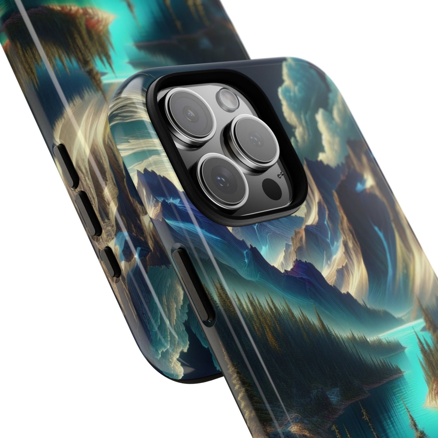 Custom ProtectiveMajestic Peaks and Tranquil WatersIphone Case Compatible With Iphone 16 15 14 - Phone Cover