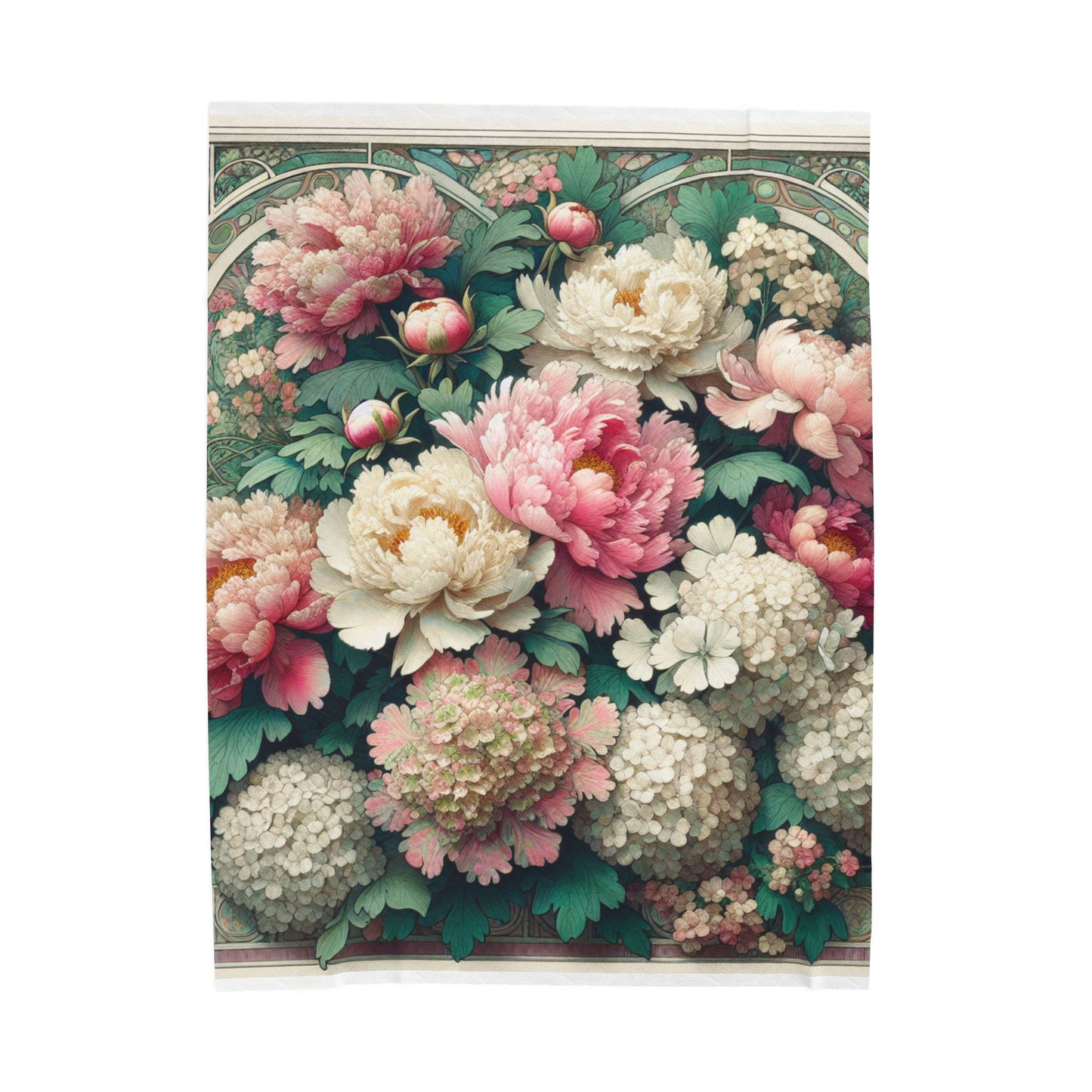 Botanical Opulence- Plush Blanket