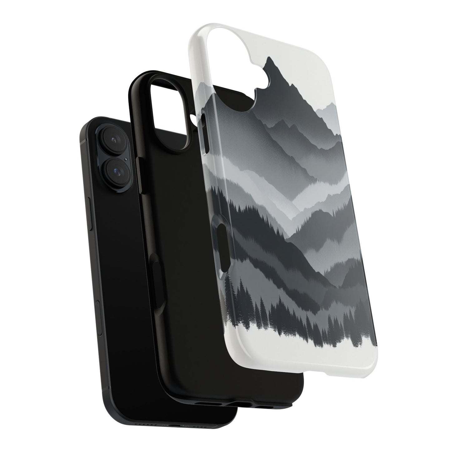 Layers of Misty Peaks - Phone Case