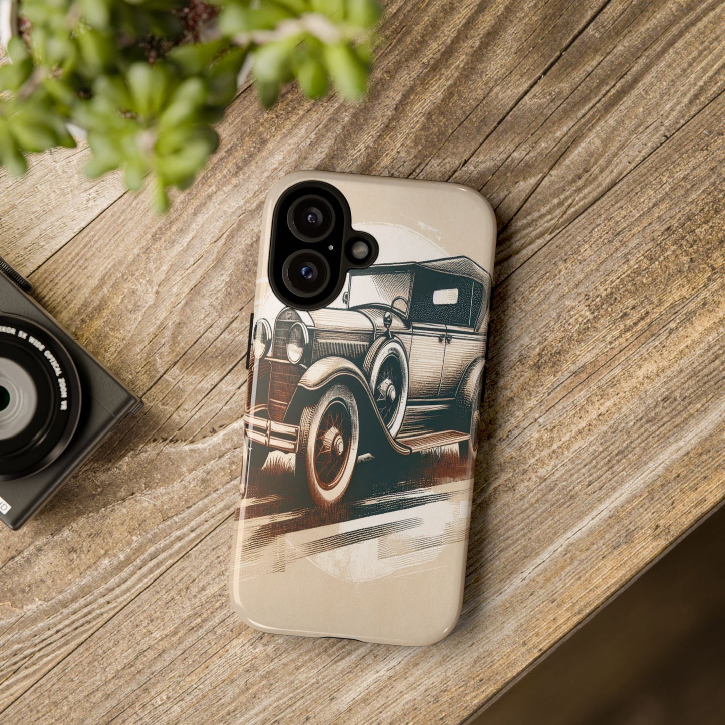 Vintage Wheels in Motion - Phone Case