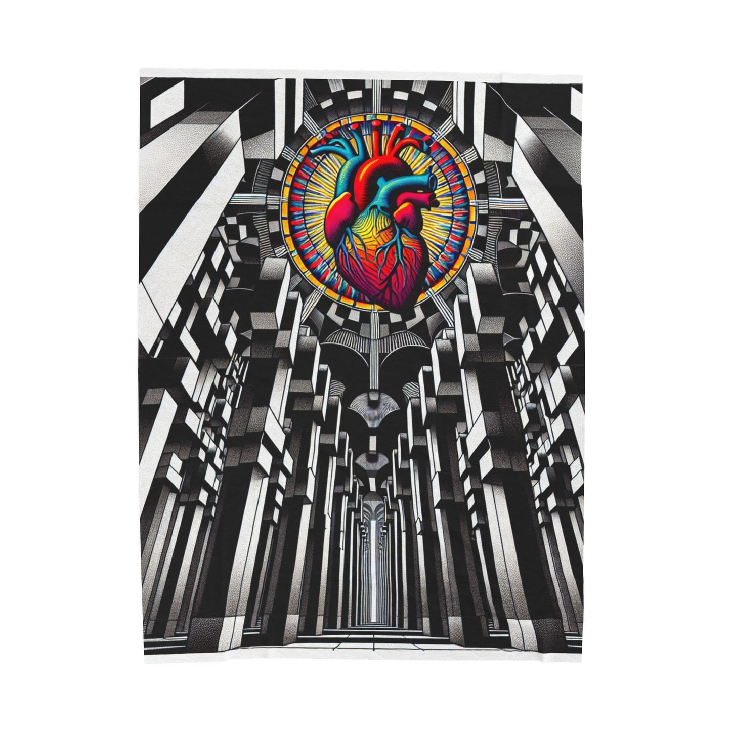 Heart of the Labyrinth - Plush Blanket