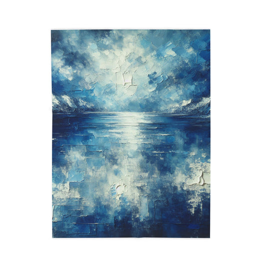 Whispers of the Horizon - Plush Blanket