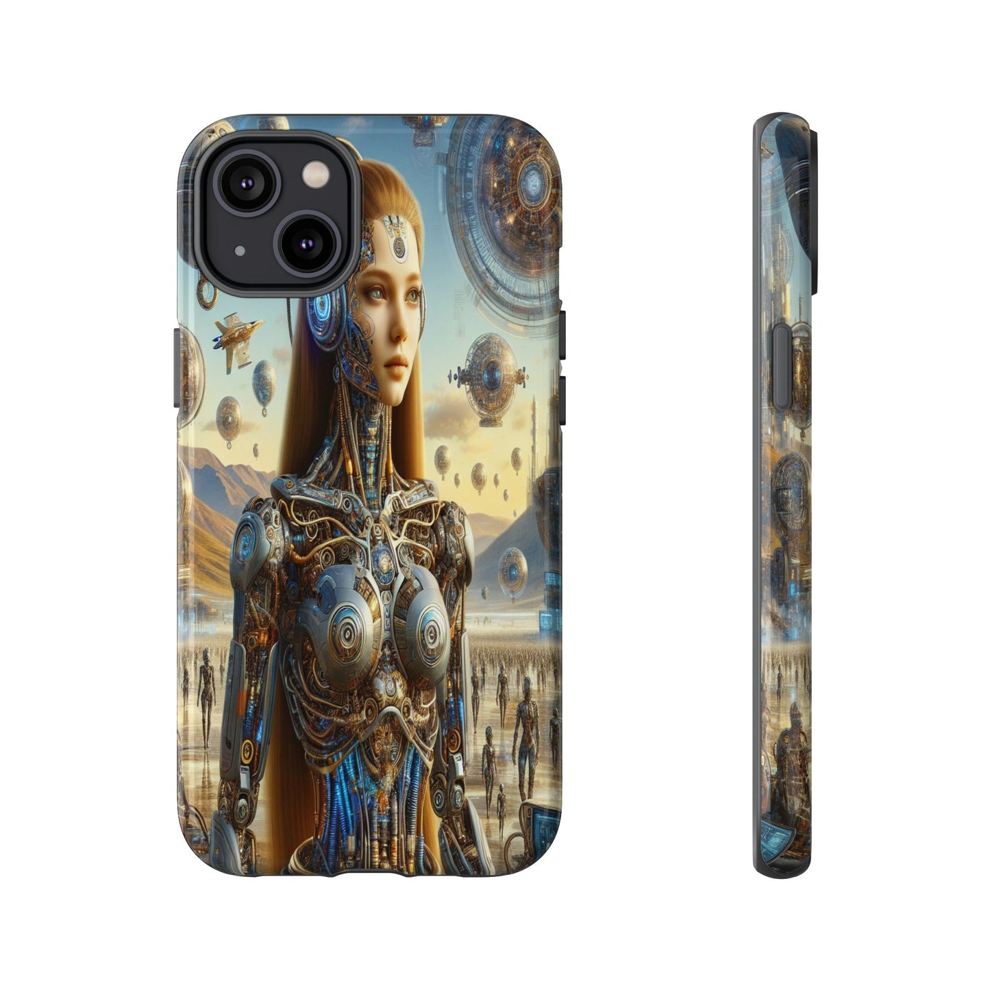 Futuristic Realm of Technology - Phone Case
