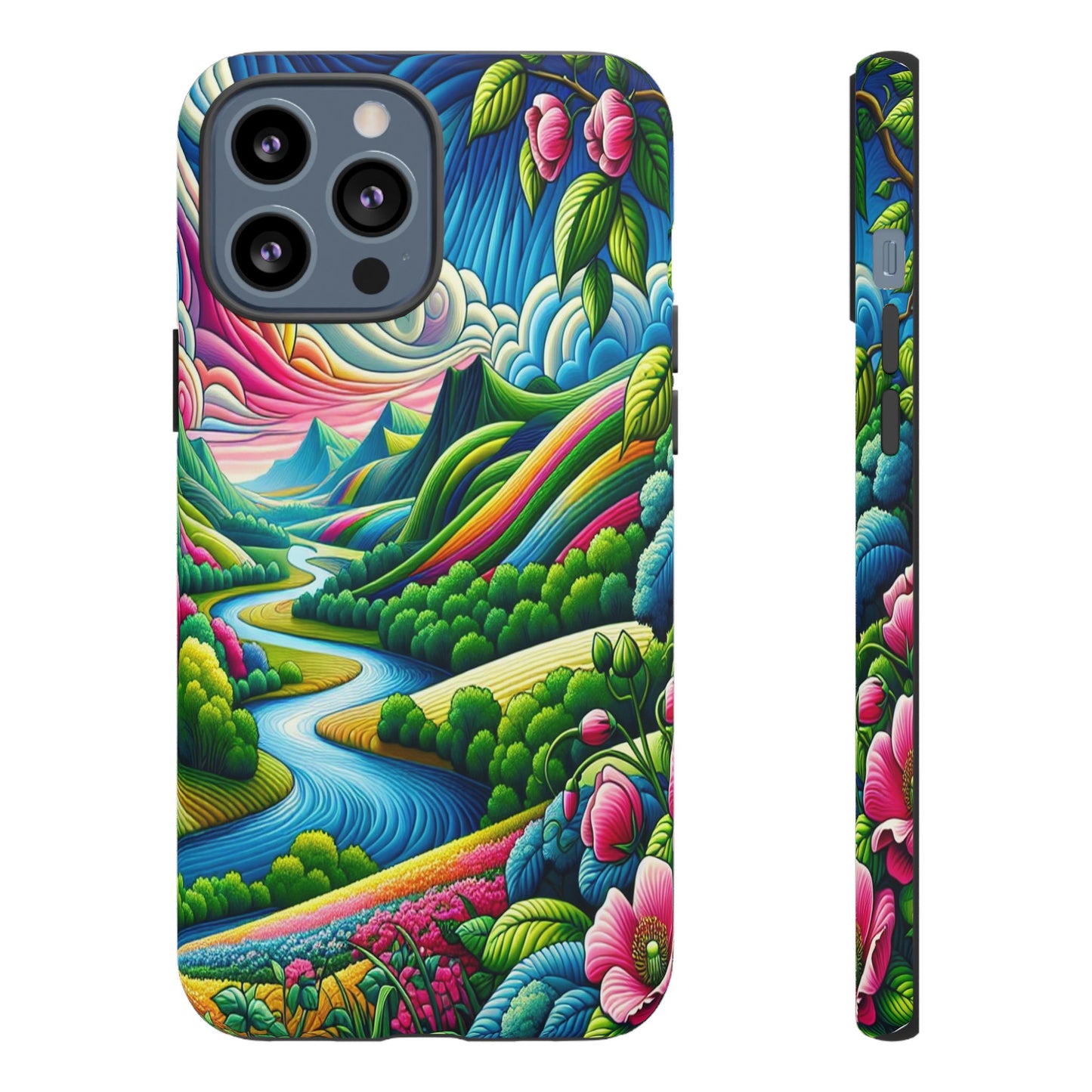 Colorful Landscape Fantasy - Phone Case